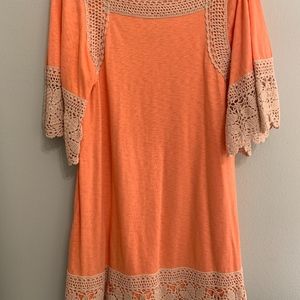 Judith March Coral Knit Dress